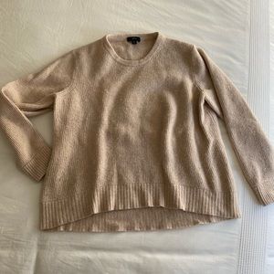 J. Crew waffle sweater in super soft yarn